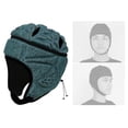 thumbnail image 4 of kurtrusly EVA Goalkeeper Rugby Soccer Football Helmet Protector Guard Rugby Hat Head Protector Guard Dark Green, 4 of 9