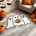 thumbnail image 4 of Pumpkin Shaped Plush Doormat,Fall Non-Slip Absorbent Floor Rug,Holiday Decor Mat for Entryway,Bathroom,Front Door,Halloween Thanksgiving Decor, 4 of 6