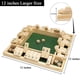 thumbnail image 5 of Juego Shut The Box AMEROUS para 4 jugadores con 12 dados para toda la familia, 5 of 7