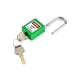 thumbnail image 2 of Candado de seguridad QWORK Lockout Tagout con 10 candados verdes, 2 of 7