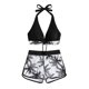 thumbnail image 1 of Traje de baño con falda y chaleco con estampado de puntos redondos para mujer OAVQHLG3B Store  lin121212, 1 of 4