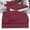 Burgundy, variant on Twin XL 100% Microfiber Double Brushed Sheet Set - Extra-Soft & Wrinkle-Free - 15" Deep Pockets, 39" x 80" - Ideal for Dorms, Hospitals & Split King Beds - 3 PC Set (Twin XL, Silver Stripe)