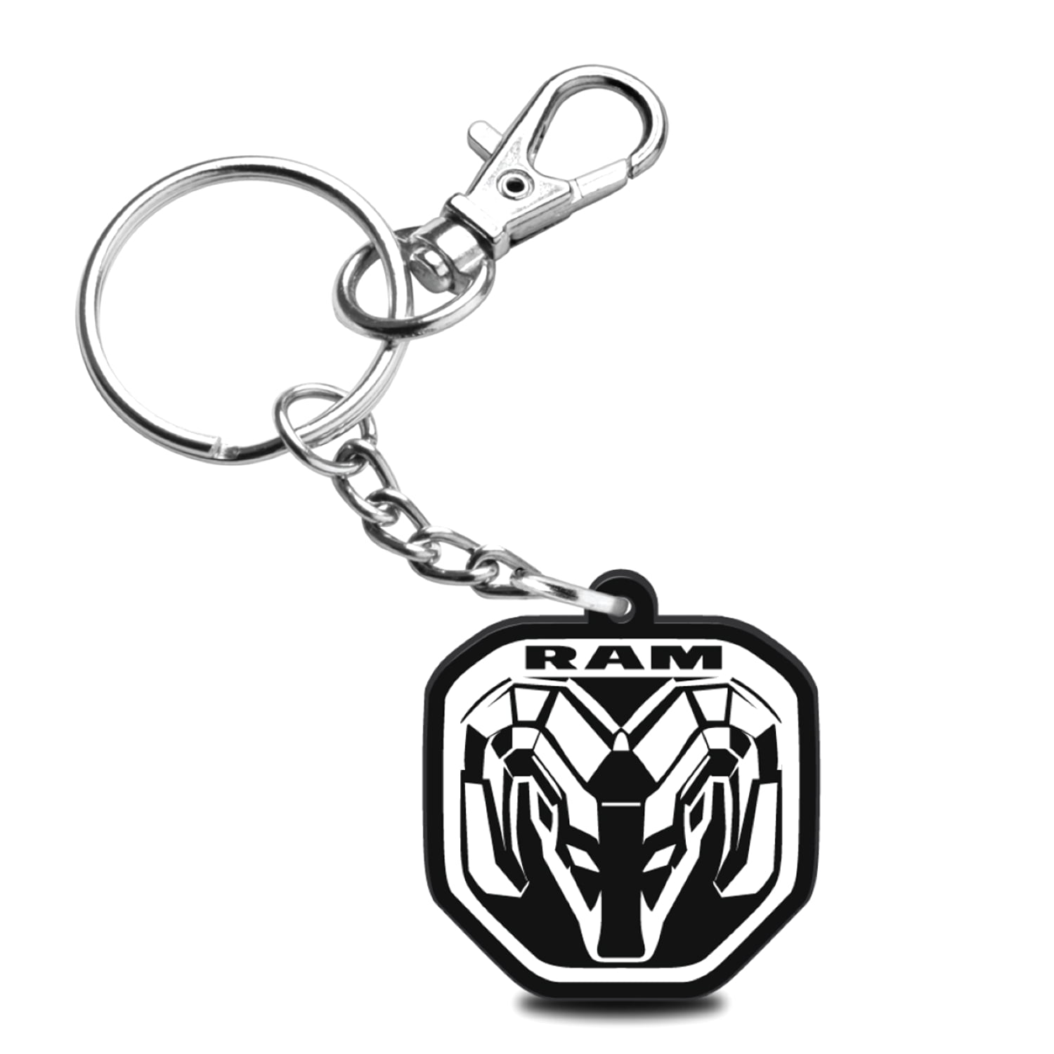 iPick Image for Jeep Custom Laser Cut with UV Full-Color Printing Acrylic Charm Key Chain 