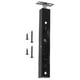 thumbnail image 5 of 1 juego de pestillo de puerta de acero inoxidable con cerrojo empotrado, cerradura de seguridad, pestillos de puerta, cerrojo empotrado para puertas corredizas, puertas francesas, puertas negras, 5 of 8