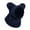 Blue, variant on Pet Hat Fleece Pet Ear Wrap With Bear Ears Adjustable Warm Pet Headwear For Winter Walking Camping(Blue-M)
