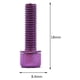 thumbnail image 3 of 6 tornillos para vástago de bicicleta M5 x 18 mm, cabeza Allen, tornillos para vástago MTB con arandela (púrpura), 3 of 5