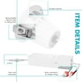 thumbnail image 3 of Luxrite 2" LED Recessed Light with J-Box, 3 Color Option 3000K/4000K/5000K, Dimmable 8W, 600 Lumens, Damp Rated 4 Pack, 3 of 7