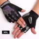 thumbnail image 3 of medio guantes  sin s absorción Negro XXL shamjiam Guantes de ciclismo, 3 of 8