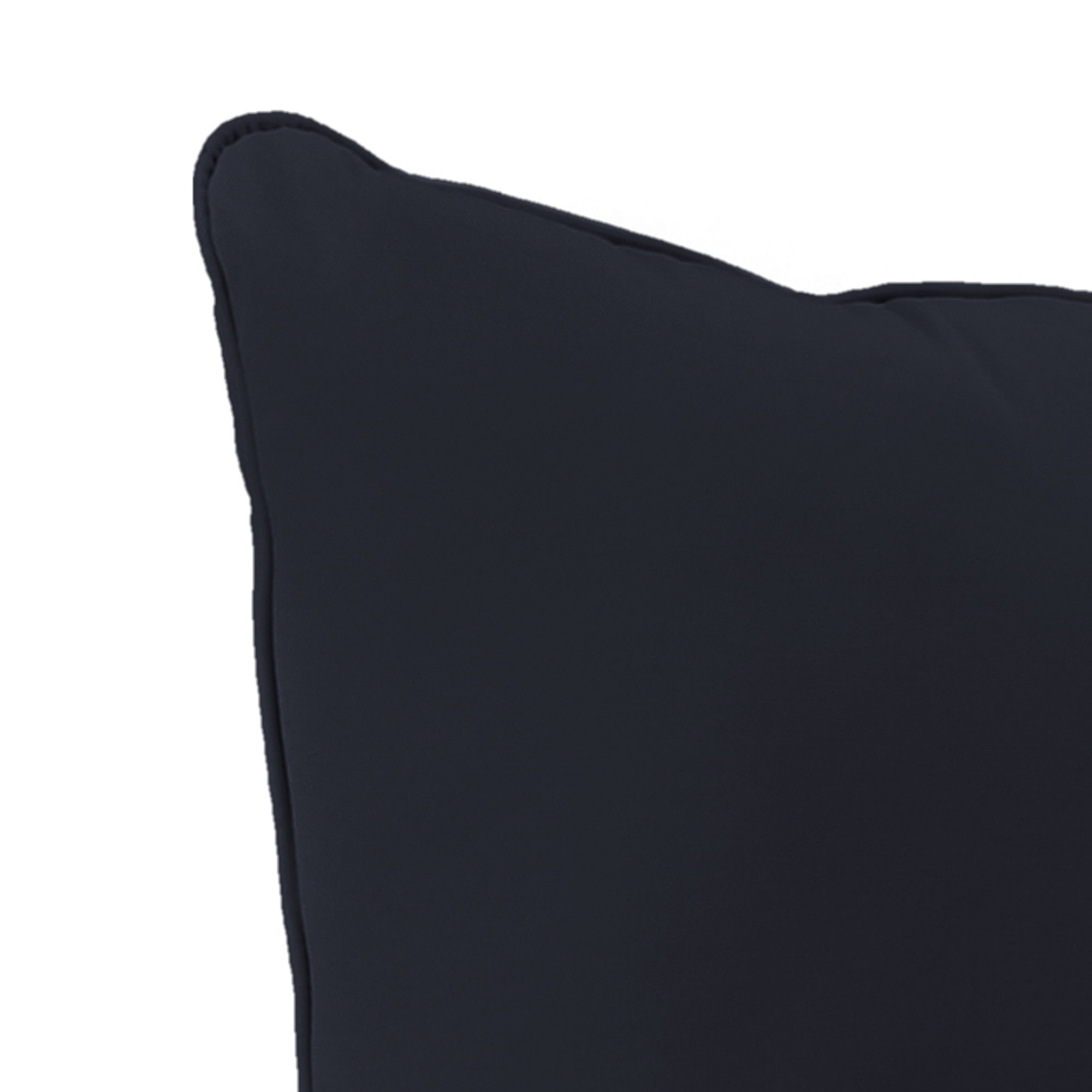 Jordan Manufacturing 46.5" x 24" Navy Solid Rectangular Outdoor Deep Seat Chair Cushion Set with Welt
