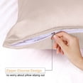 thumbnail image 2 of Unique Bargains Satin Pillowcase Zippered Silky Sateen, 2 of 9