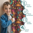thumbnail image 3 of Blackout Kids Curtains,Colorful Dinosaurs Abstract Shapes Pattern Childrens Insulated Curtains Set Of 2,Bedroom Essentials,Toddler Room Decor 42"x63", 3 of 5