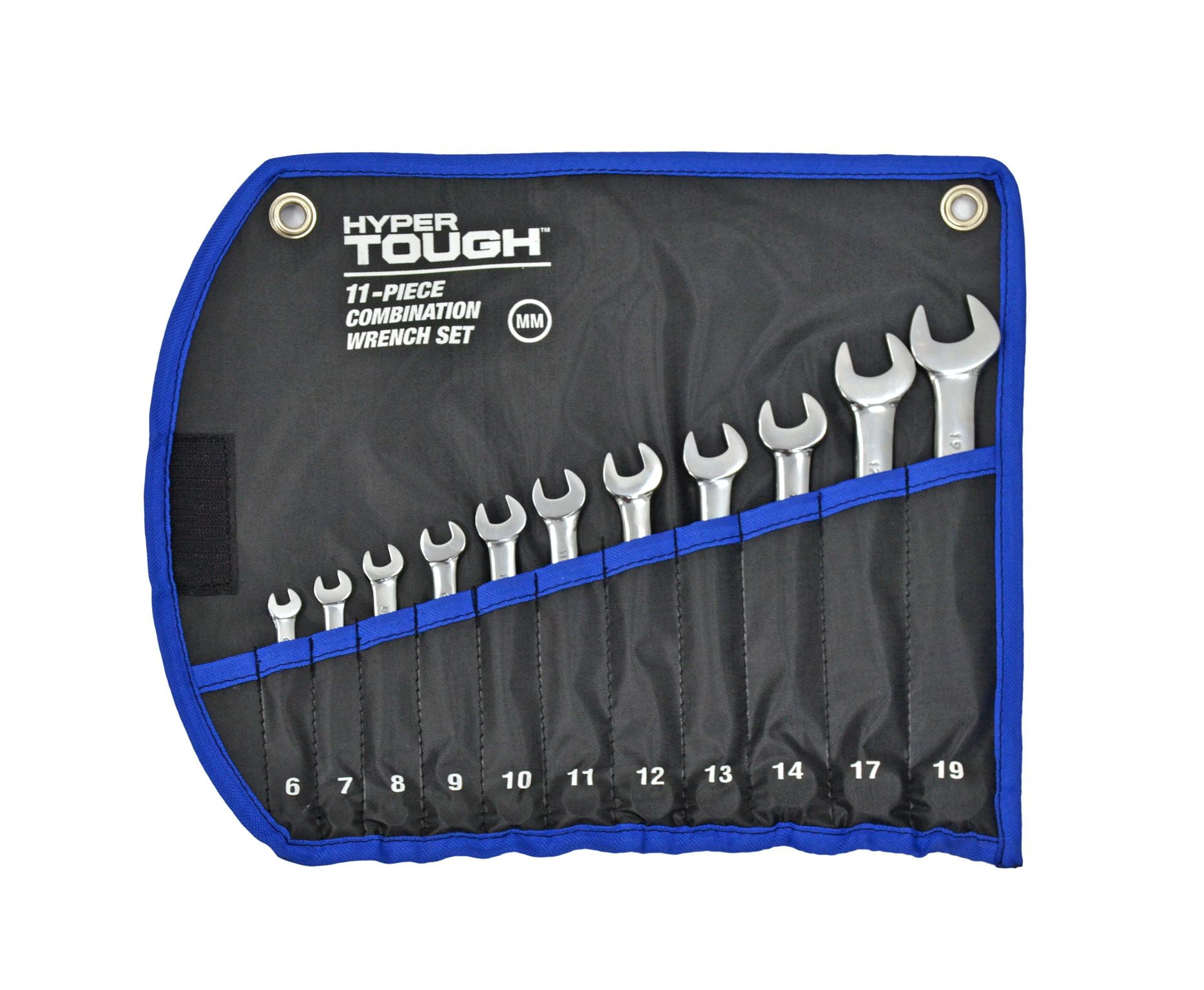 Hyper Tough 22-Piece Metric and SAE Combinations Wrench Set