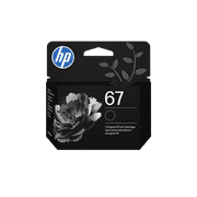 خرطوشة حبر HP 67 Black Original ، ~ 120 صفحة ، 3YM56AN # 140