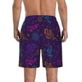 thumbnail image 3 of Naloa Colorful Snake Men's Beach Shorts, Surfing shorts, Swim trunks, Quick Dry Swim Trunks for Surfing Beach Fun - XX-Large, 3 of 9