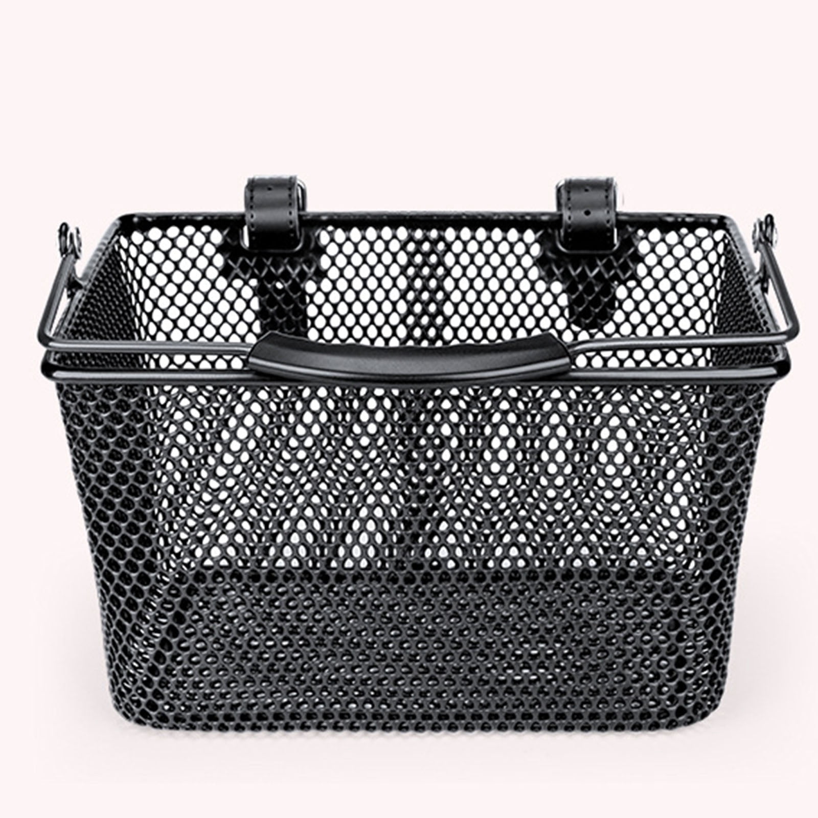 Durability Irons Child Bike Basket Convenient Storage Bike Front Basket Family Outings Accessory