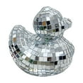 thumbnail image 6 of Disco Duck Ornament under $5! Xqxayjr Disco Ball Duck Decor, Mirror Glass Duck Ornament, Sparkling Home Decor Piece, Themed Party Decoration for Christmas Tree, 6 of 9