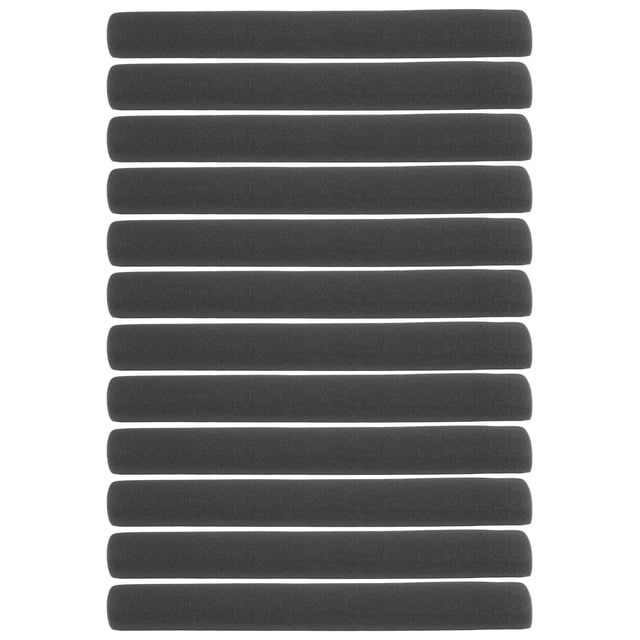 12 fundas de espuma para postes de trampolín, anticolisión, huecas, para piscina, tubo de espuma brillante, protector para postes de trampolín