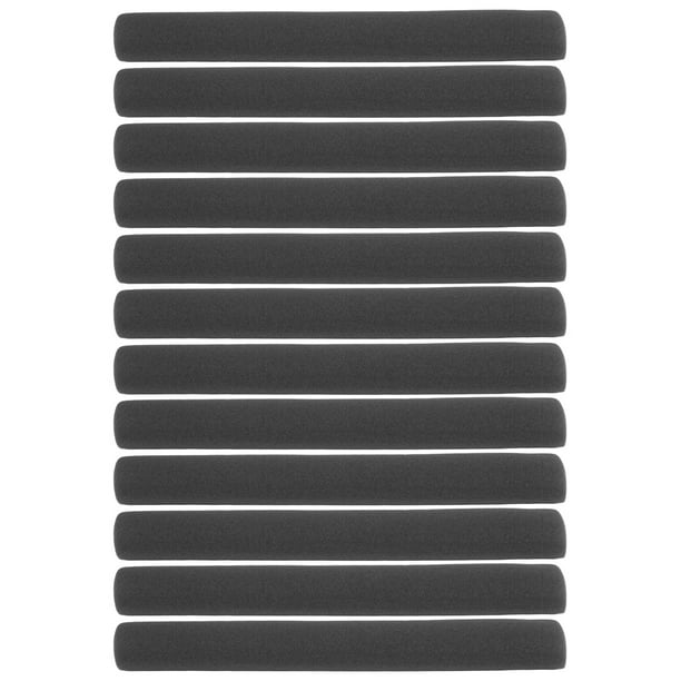 12 fundas de espuma para postes de trampolín, anticolisión, huecas, para piscina, tubo de espuma brillante, protector para postes de trampolín.