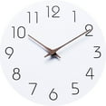 thumbnail image 4 of AFQH Wooden 30cm Silent Wall Clock for Home Decor Large Number Modern Clock, 4 of 10