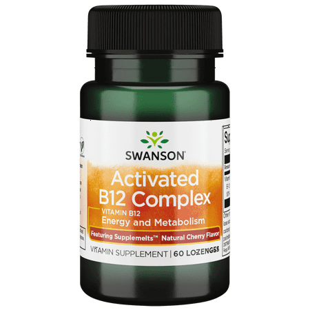 Swanson Supplemelts Activated B-12 2,000 Mcg 60 Lozenges