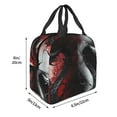 thumbnail image 3 of Honeii Cool Black And White Dragon Print Lunch Bag Women, Lunch Box Lunch Bag for Women Adult Men, Small Leakproof Cute Lunch Tote Large Capacity Reusable, 3 of 8