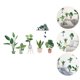 thumbnail image 3 of 1 Juego de pegatina de pared de bonsái, pegatina de pared de planta en maceta, decoración creativa de pared, pegatina de pared de plantas en maceta HOMEMAXS MX16170790, 3 of 5