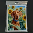 thumbnail image 3 of Vizsla in Sunflowers Greeting Cards Pack of 8 7 in x 5 in, 3 of 3