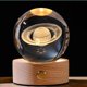 thumbnail image 3 of Bola de Cristal con Sistema Solar Firally con Soporte de 8 cm y Luz, 3 of 7