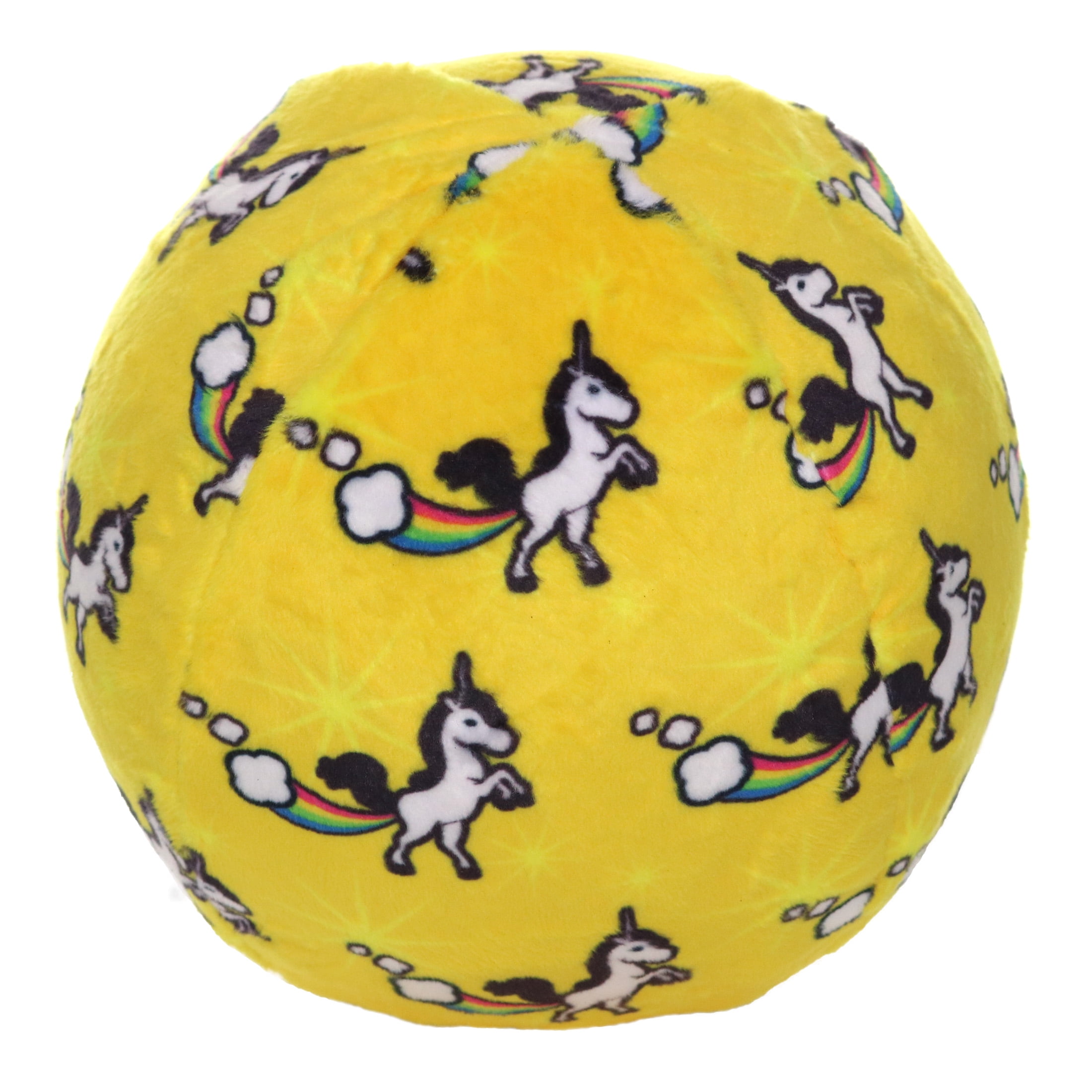 Mighty Ball Large Unicorn Durable Squeaky Plush No Stuff Dog Toy