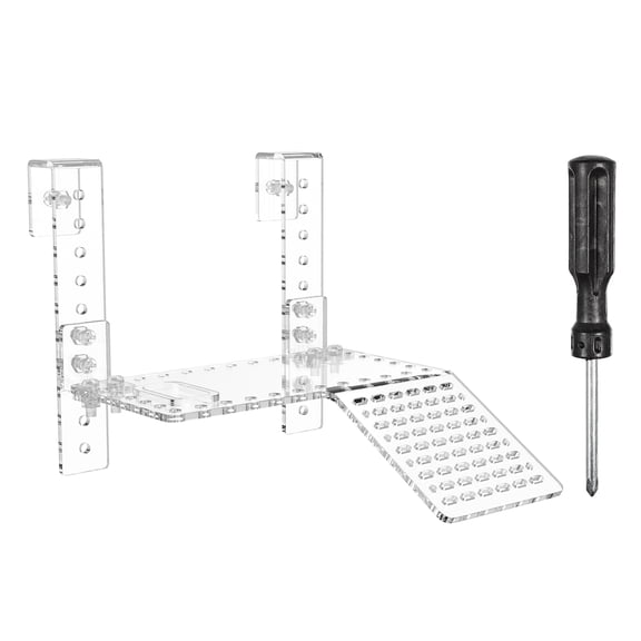 Siliaire Tank Basking Area for Turtle 1Set Acrylic Transparent Platform for Feeding and Resting