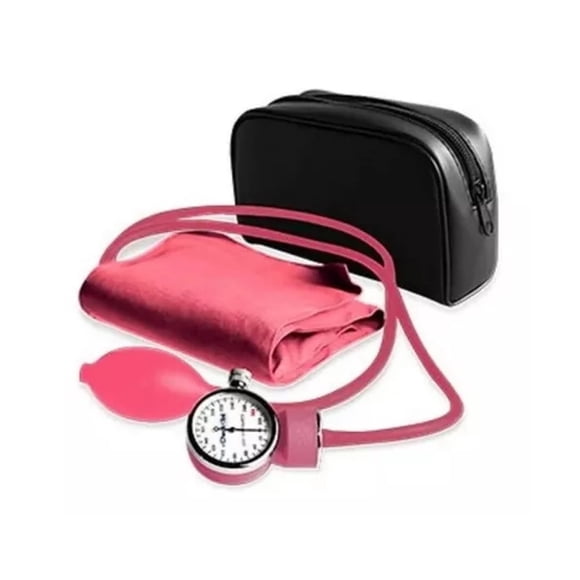 Kit Simple Baumanómetro Aneroide Popular Rosa Checkatek CheckATek BEB1_S