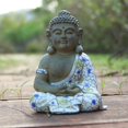 thumbnail image 3 of Statues de Bouddha en Résine Style Asiatique Salon Bureau Décoration Assise, 3 of 7