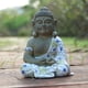 thumbnail image 4 of Adorno de resina, decoración artística, estatua de Buda, Feng Shui, artesanías para jardín al aire libre, figura de resina, decoración para el patio sureste. Sentado, 4 of 8
