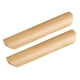 thumbnail image 1 of Manijas de madera barnizada natural, tiradores de madera maciza sin terminar para cajones de cocina y armarios, superficie lisa y sin rebabas respetuosa con el medio ambiente, 1 of 5
