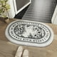 thumbnail image 3 of Ounissouiy Alfombrilla de baño antideslizante de poliéster con absorción de agua, alfombrilla para puerta, alfombrilla lavable para cocina, Suministros de limpieza para el hogar 50x80cm Tipo 4, 3 of 6