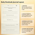 thumbnail image 2 of PUKYO The Gratitude Journal: Diario de 5 minutos al día con indicaciones para la afirmación Felicidad Atención plena Positividad Bienestar Diario sin fecha para mujeres y hombres (8,5 x 5,5 pulgadas), 2 of 5