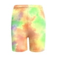 thumbnail image 4 of FAIWAD Women High Waist Biker Shorts Tie Dye Scrunch Butt Leggings Seamless Stretch Sports Yoga Shorts, 4 of 4