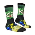 thumbnail image 3 of Lsque Pikmin Printed Men's Crew Socks, Soft Durable Breathable Moisture-Wicking with Odor Control Cotton socks, 3 of 7