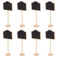 thumbnail image 1 of 10pcs Message Board Signs Wood Mini Chalkboard Signs Party Buffet Blackboards, 1 of 8