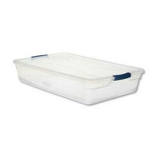 Rubbermaid Clever Store Basic LatchLid Container, 41 qt, 17.75" x 29
