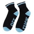 thumbnail image 4 of Calcetines de algodón con estampado de letras para hombre y mujer Azul, 4 of 9