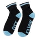 thumbnail image 4 of Calcetines de algodón con estampado de letras para mujer y hombre Azul, 4 of 9