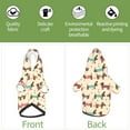 thumbnail image 5 of Goofa Dachshund Dog Puppy Pattern Small Dog Sweater Hoodies Pet Grey Hooded Soft Fleece Sweatshirts with Pocket Fall Winter Puppy Cat Sweaters Warm Clothes-XX-Large, 5 of 8