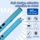thumbnail image 5 of Pack de 2 Encendedores Eléctricos de Plasma Recargables por USB Sin Llama a Prueba de Viento con Indicador LED y Seguro Infantil para Velas BBQ y Camping en Color Azul, 5 of 7