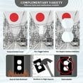 thumbnail image 3 of Yayeee Toggle Light Switch Wall Plate 1-Gang 4.5"x2.7" Home Decorative Outlet Cover, White Streets, 3 of 7