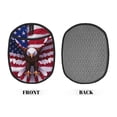 thumbnail image 2 of Pofeuu USA Eagle with Spread Wings Print Silicone Pot Mat Mitten With Hanging Loop Heat Resistant Oven Mitts Non-Slip Bbq Baking Smoking Potholders, 2 of 7