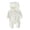 White, variant on Odeerbi Newborn Infant Baby Girls Boys Winter Warm Coat Knit Outwear Hooded Jumpsuit