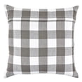 thumbnail image 3 of DII 20x20" Modern Cotton Gingham Check Pillow in Red/White (Set of 2), 3 of 12