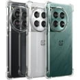 thumbnail image 3 of Case for OnePlus 12, Clear Cover with Reinforced Corner Bumper Slim Fit Shockproof Flexible TPU Case for OnePlus 12 - Transparent, 3 of 7