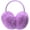 W-purple, variant on 1Pcs Women Winter Earmuffs Girls Faux Fur Fluffy Soft Ear Warmer Outdoor Plush Warm Ear Covers
